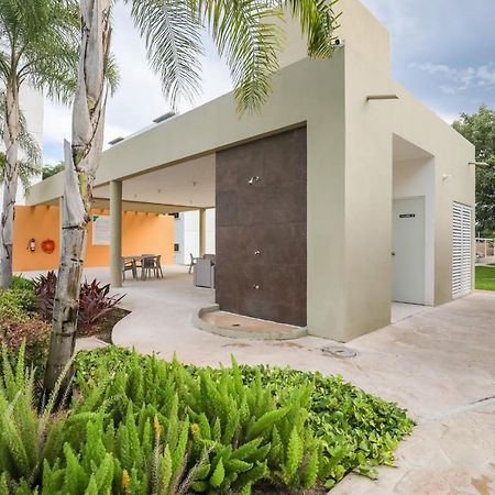 Departamento Lirios Residencial Para 5 Alberca Cancun Luaran gambar